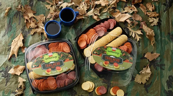 For Autumn Enthusiasts, The Hormel Gatherings® Trailhead Party Tray Is The Perfect Snacking Centerpiece For Any Fall Get-Together