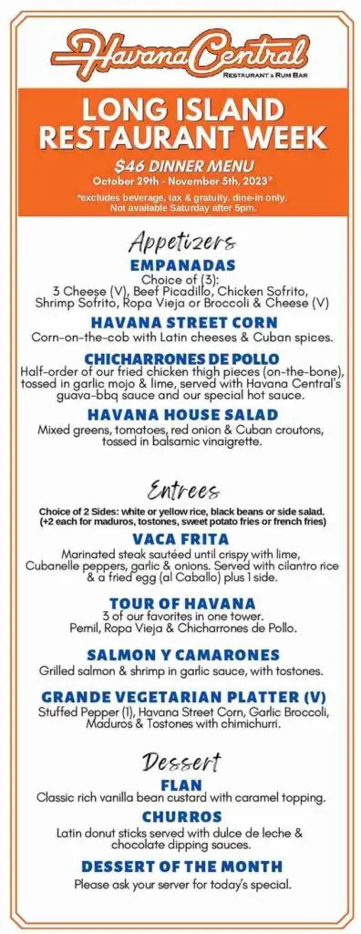 Long Island Restaurant Week 2023: Menus, Dates