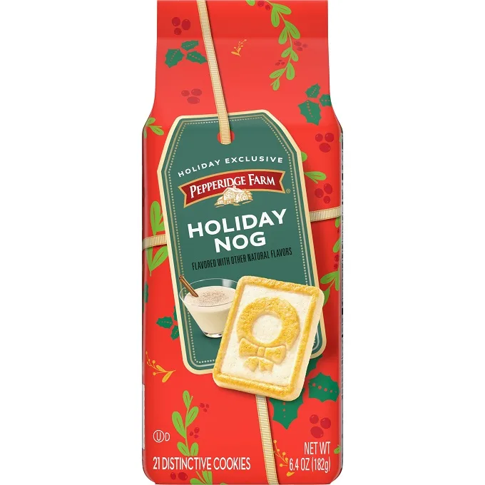 Pepperidge Farm Unveils New 'Holiday Nog' Cookies, A Modern Take On A Classic Drink