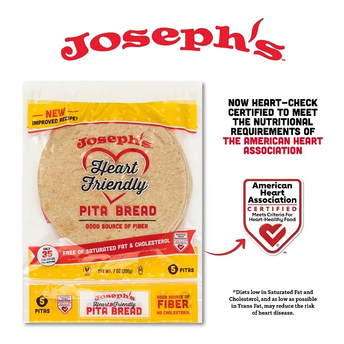 Joseph's Bakery Heart Friendly Pita Bread Foodgressing