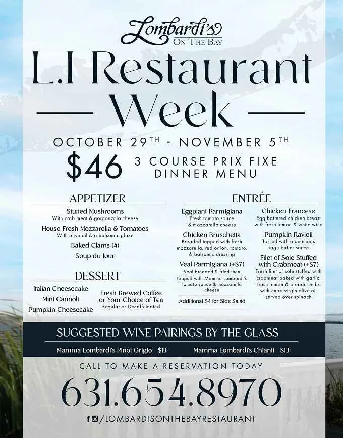 Long Island Restaurant Week 2023: Menus, Dates