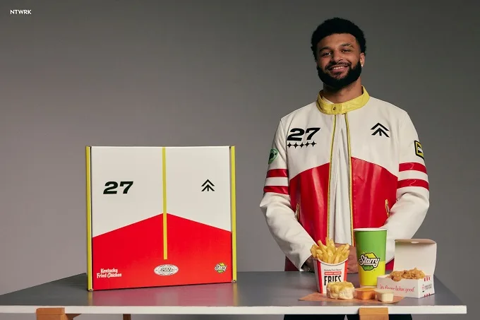 KFC Chicken Nuggets And Starry Celebrate Jamal Murray's Championship With Collab From Nugget Heaven, Revealing A Leather Jacket Made For Loyal Fans