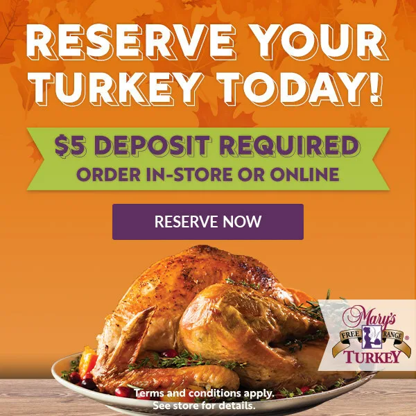 Natural Grocers Now Taking Reservations For The Highest Quality, Humanely Raised Thanksgiving Turkeys