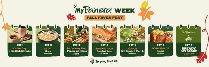 Panera Mypanera Week Celebration Now On - Foodgressing