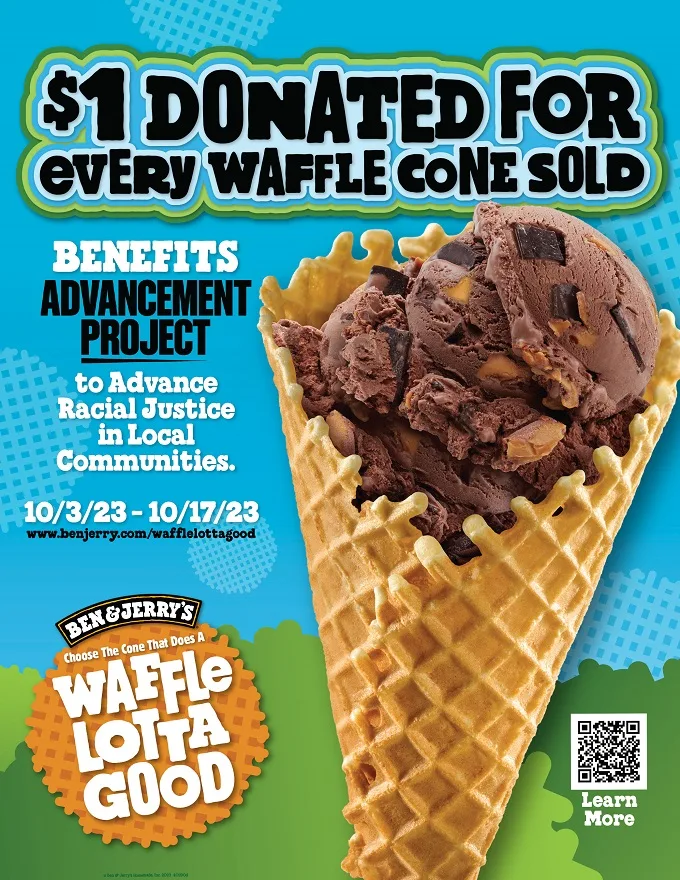 Ben & Jerry's Fans Can Do A 'waffle Lotta Good' With An In-Store Purchase At Local Scoop Shops
