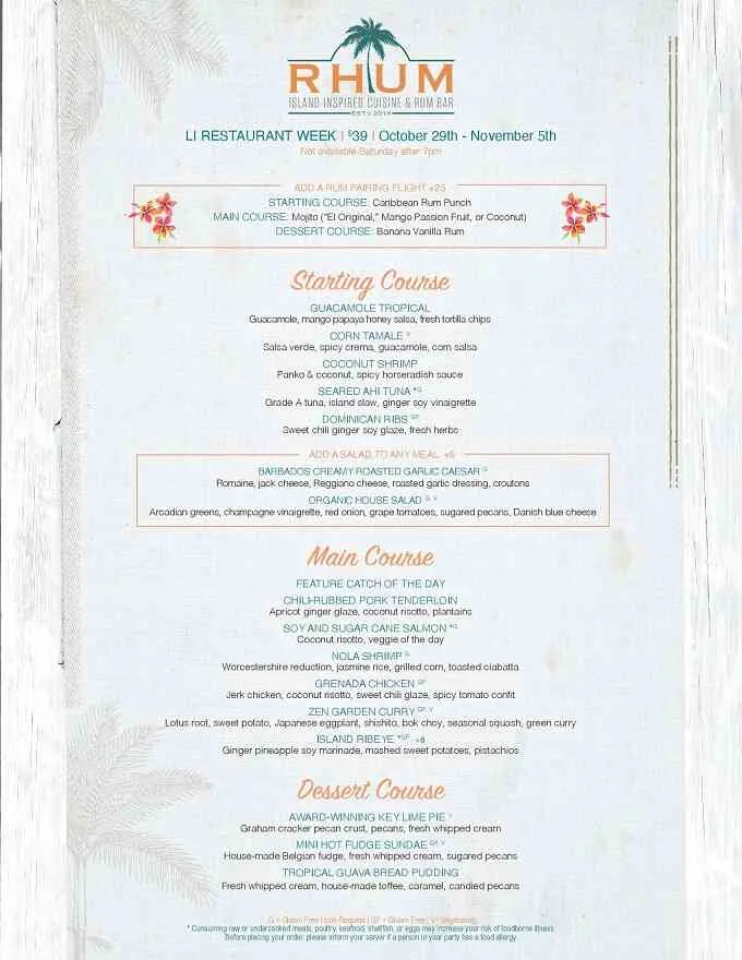 Long Island Restaurant Week 2023: Menus, Dates