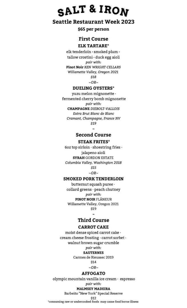 Seattle Restaurant Week 2023 Menus, Dates, Highlights