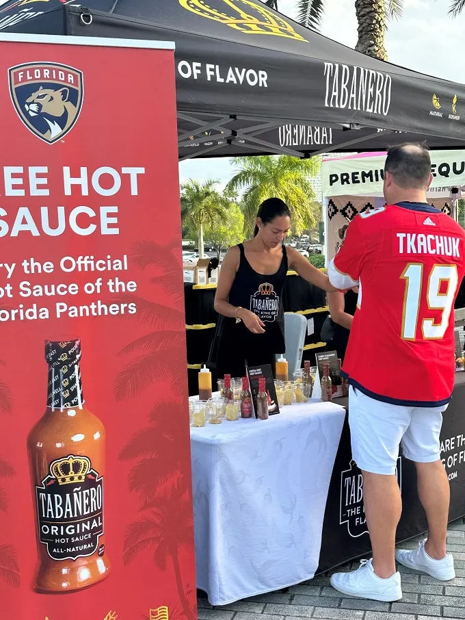 Tabañero Enters Year 2 As The Official Hot Sauce Of The Florida Panthers For An Exciting New Season