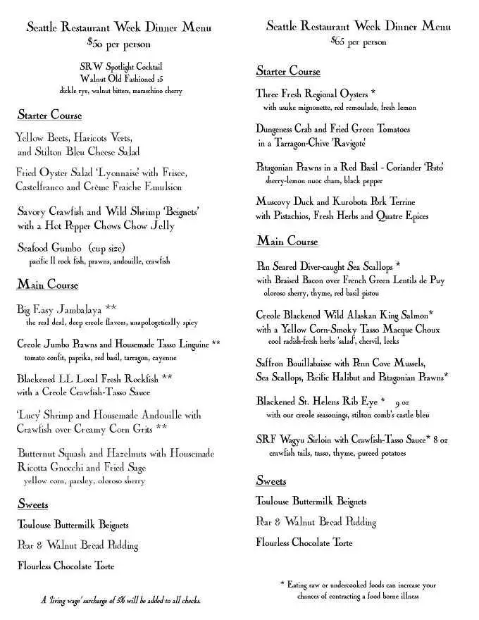 Seattle Restaurant Week 2023: Menus, Dates
