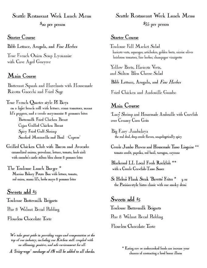 Seattle Restaurant Week 2023: Menus, Dates