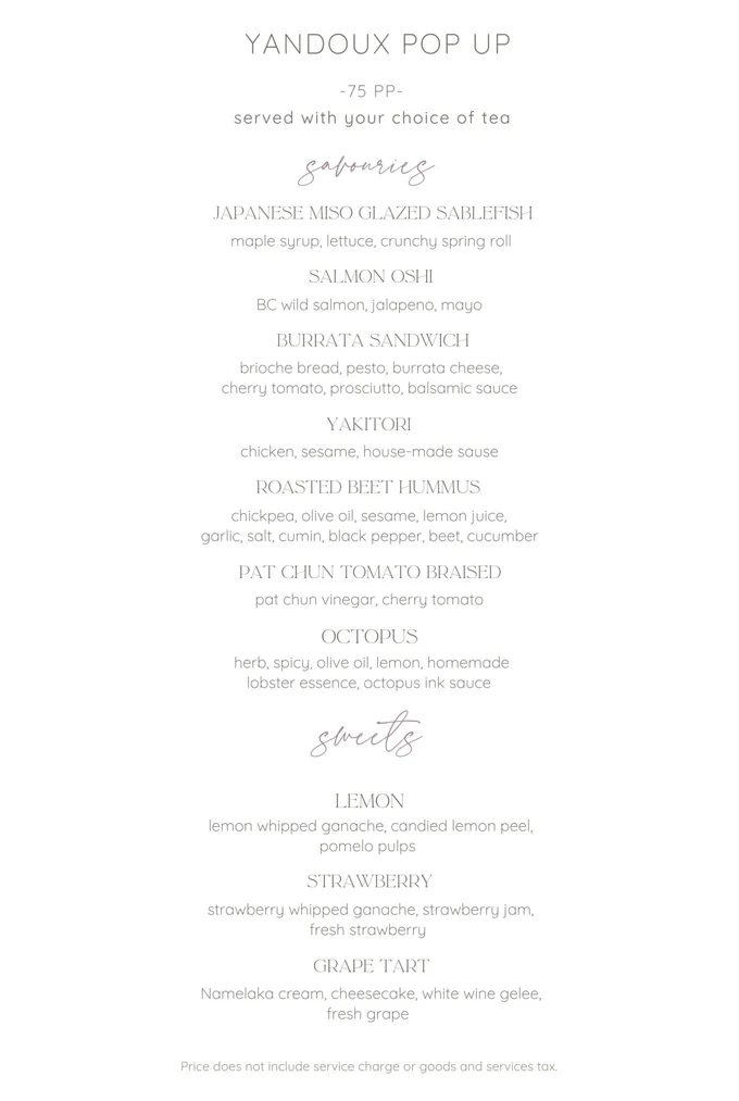 Yandoux Patisserie Popup at Acre in Richmond