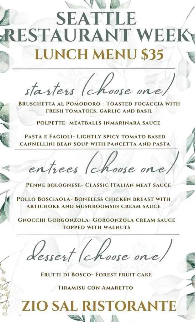 Seattle Restaurant Week 2023: Menus, Dates