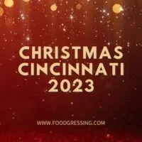 Christmas Cincinnati 2023: Dinner, Turkey to Go, Restaurants