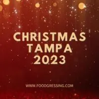 Christmas Tampa 2023: Dinner, Turkey to Go, Restaurants