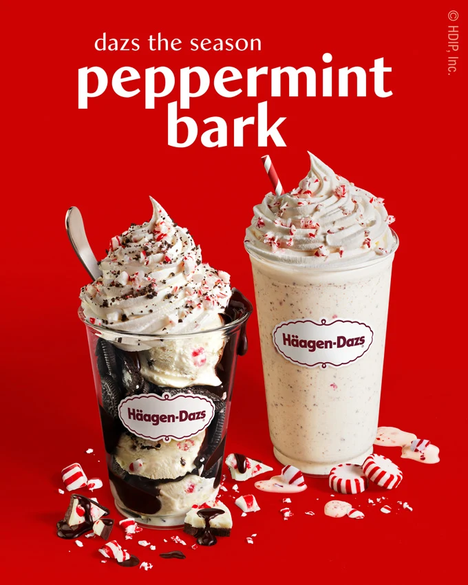 H&auml;agen-Dazs Peppermint Bark Dessert Lineup