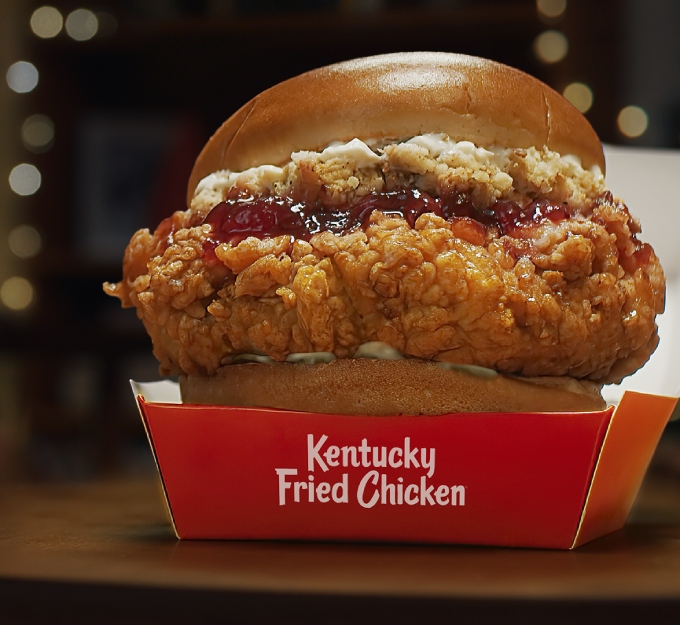 KFC Canada Holiday Menu 2023 + Festive Chicken Sandwich