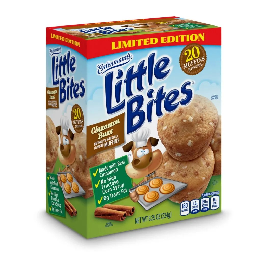 Little Bites Snacks Debuts Irresistible Limited-Edition Cinnamon Buns Muffins