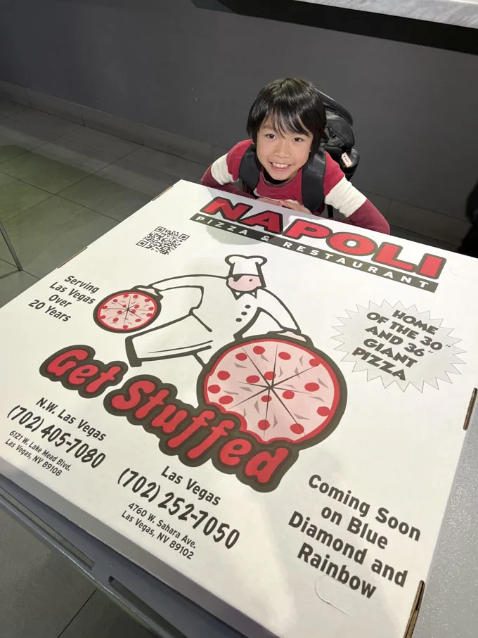 Biggest Pizza in Las Vegas - 36" at Napoli Pizzeria