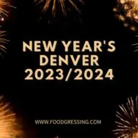 New Year's Eve Denver 2023 | New Year's Day 2024