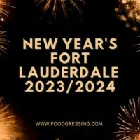 New Year's Eve Fort Lauderdale 2023 | New Year's Day 2024