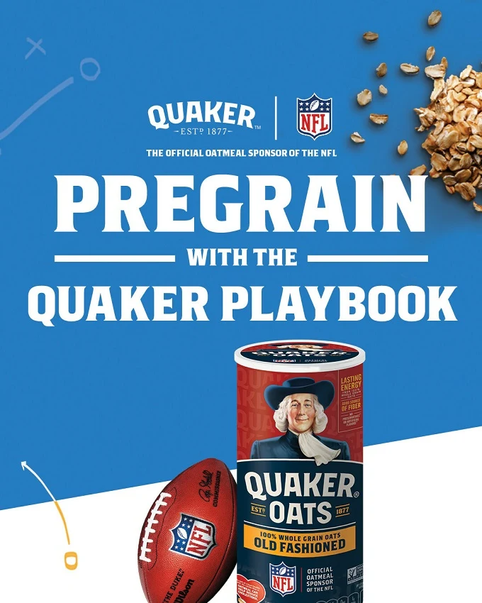 Quaker Launches New Pregrain Tour Featuring Nfl Inspired Recipes, Tailgate Truck And Donation To Genyouth To Help Tackle Food Insecurity