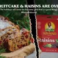 Sun-Maid Breaks Up with Fruitcake This Holiday Season