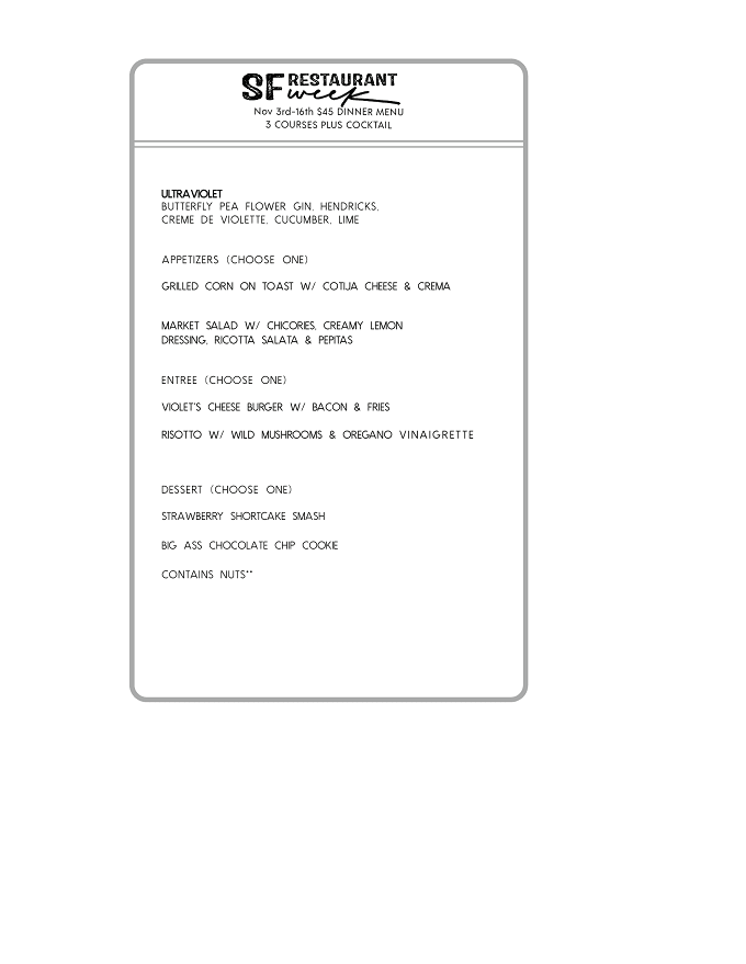 San Francisco Restaurant Week 2023: Menus, Dates