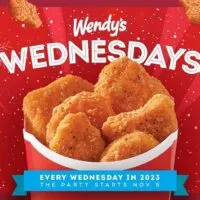 Holidays, Hugs And Warm Nuggs: Wendy's Gifting Fans An In-App 6 Pc Chicken Nuggets Offer With Purchase Every Wednesday Throughout The Holiday Season