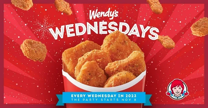 Holidays, Hugs And Warm Nuggs: Wendy's Gifting Fans An In-App 6 Pc Chicken Nuggets Offer With Purchase Every Wednesday Throughout The Holiday Season