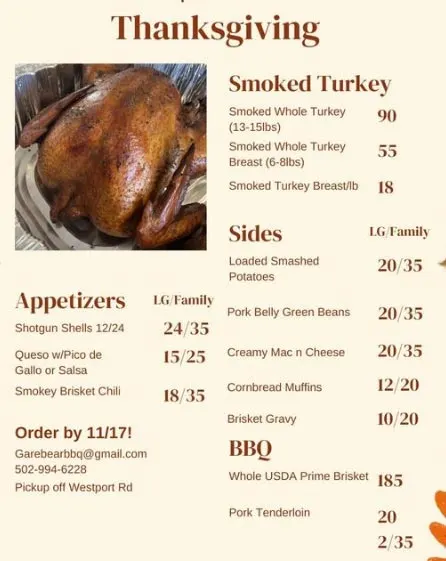Thanksgiving Louisville 2023: Dinner, Turkey to Go, Restaurants