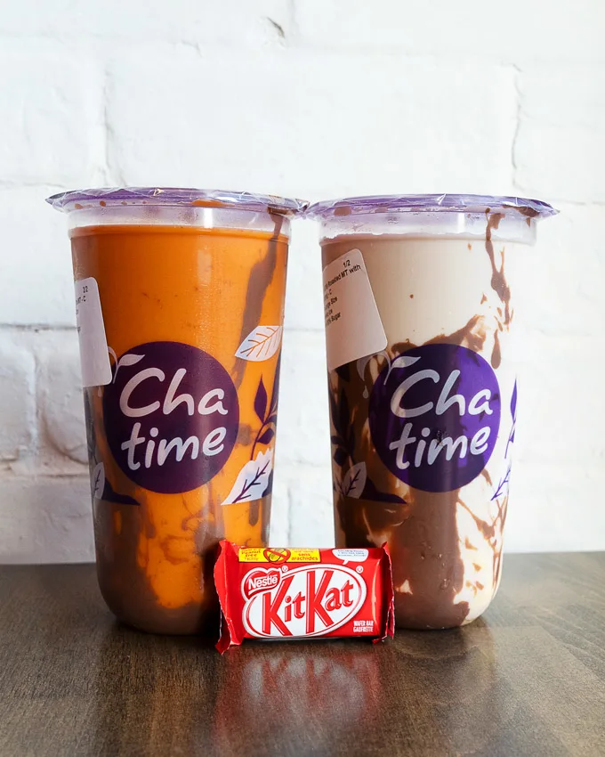 Chatime Canada New Holiday Drinks featuring KITKAT
