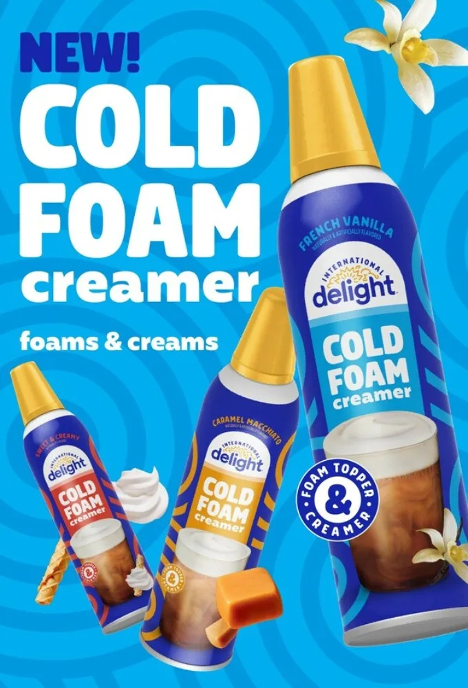 Poppin Flavor Meets Toppin' Foam: Introducing New International Delight Cold Foam Creamer