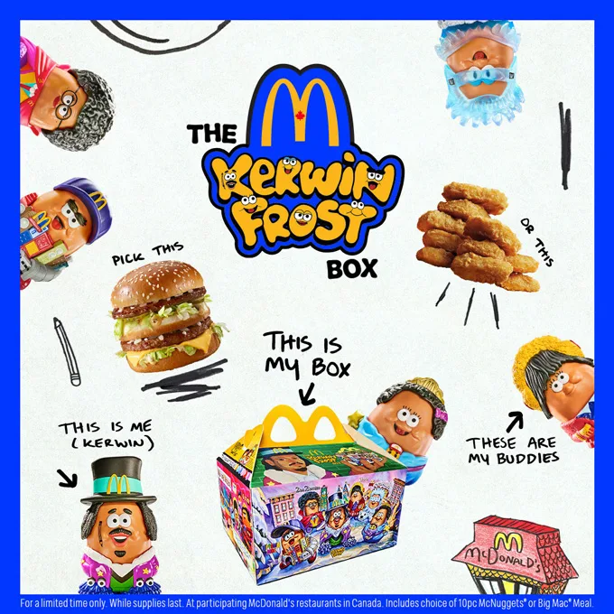 McDonald's New Adult Happy Meal - Kerwin Frost Box