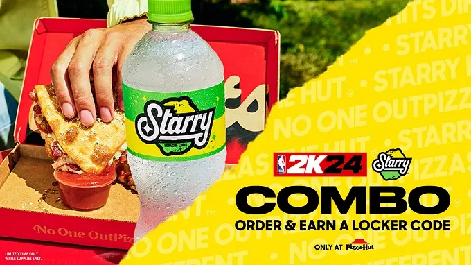 The NBA 2K24 STARRY Combo at Pizza Hut