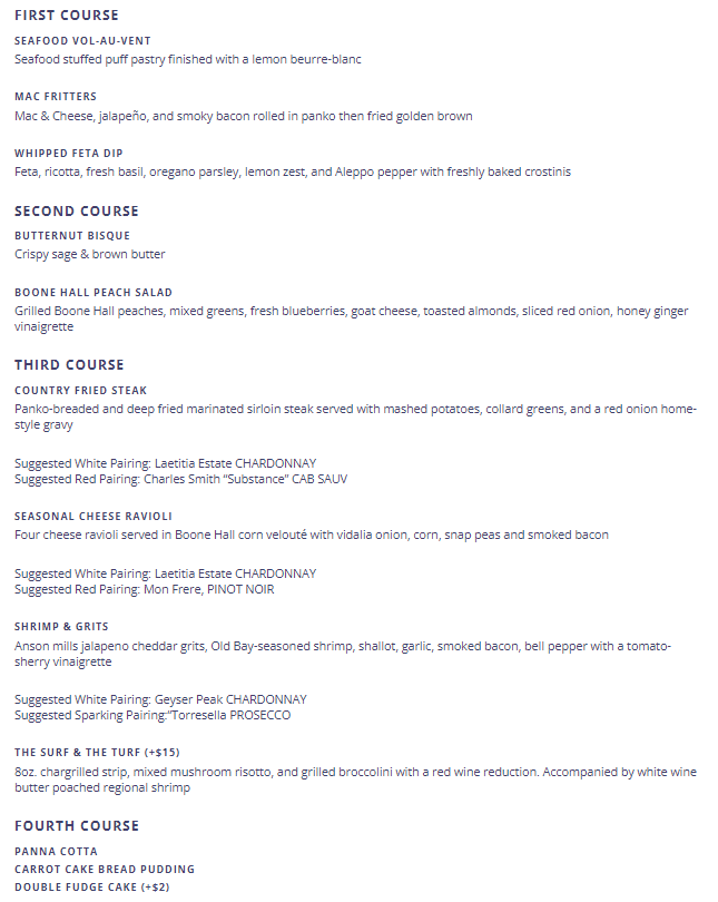 Charleston Restaurant Week 2024: Menus, Dates
