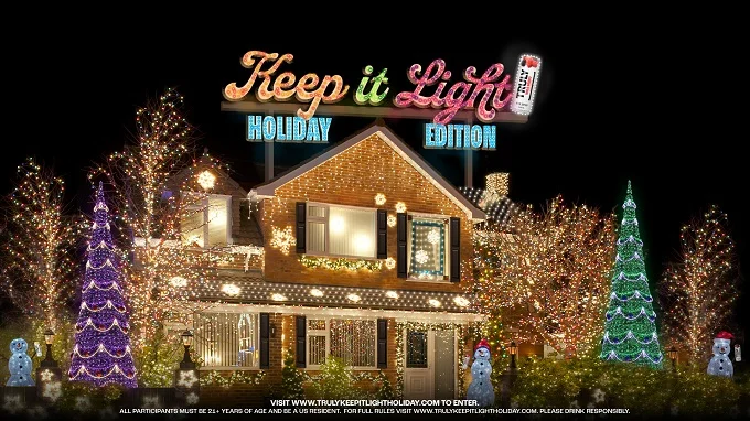 Keep It Light This Holiday Season: Truly Hard Seltzer Wants To Pay The Utility Bill For Your Holiday Lights Display