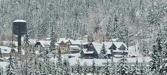 Winter at Truffle Pigs Bistro & Lodge