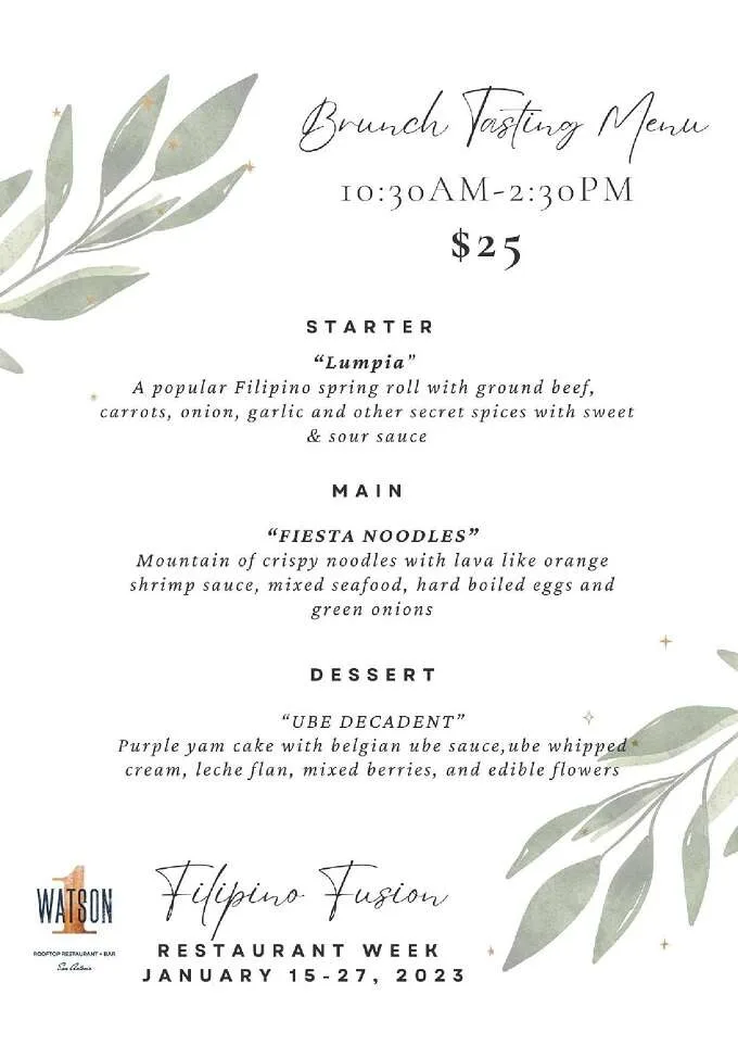 Culinaria Winter Restaurant Week 2024: Menus, Dates