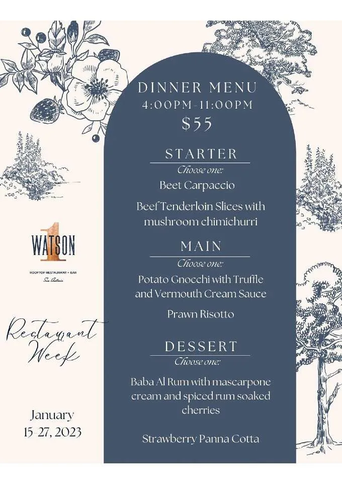 Culinaria Winter Restaurant Week 2024: Menus, Dates