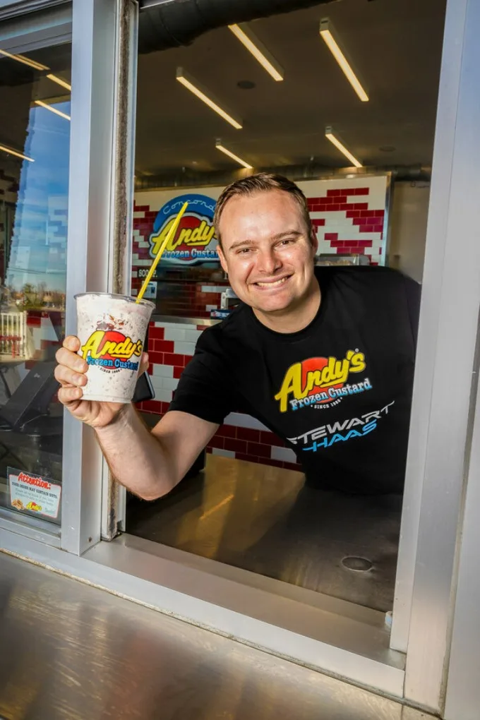 Two Winners Come Together to Create a Colossal Custer Custard Combo in Andy's Frozen Custard&nbsp;
