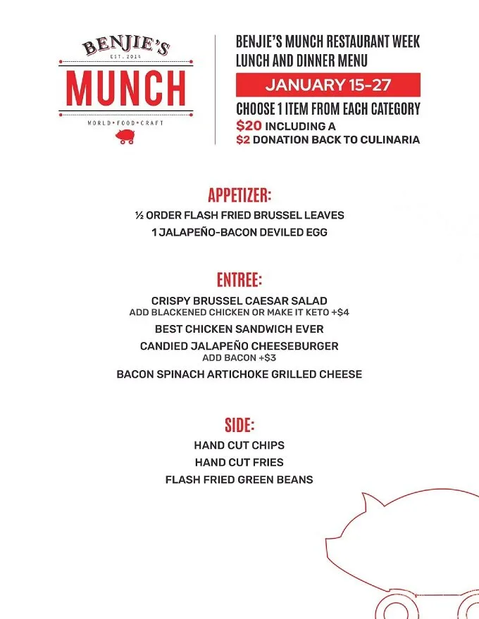 Culinaria Winter Restaurant Week 2024: Menus, Dates