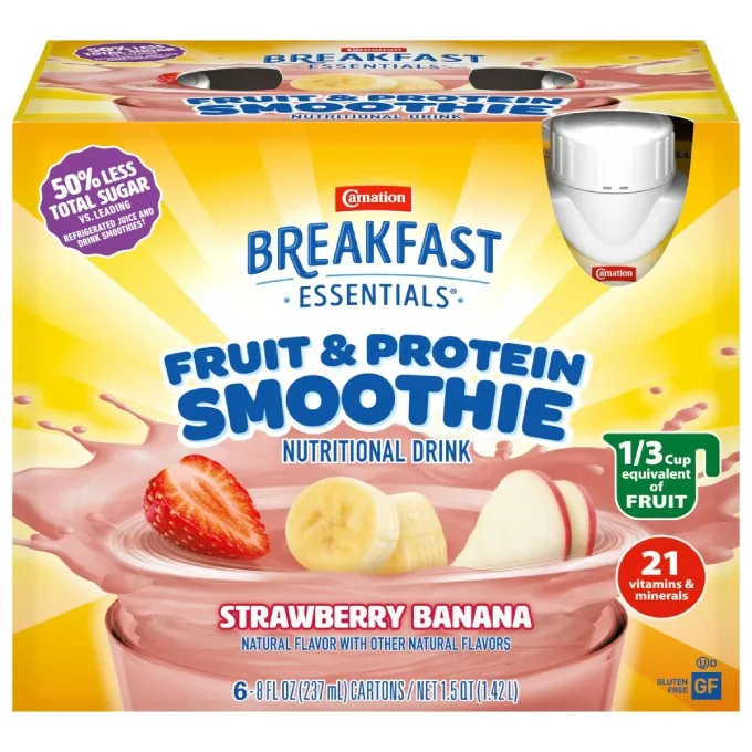 Carnation Breakfast Essentials Brings the First Fruit & Protein Smoothie Nutritional Drink to the Breakfast Aisle