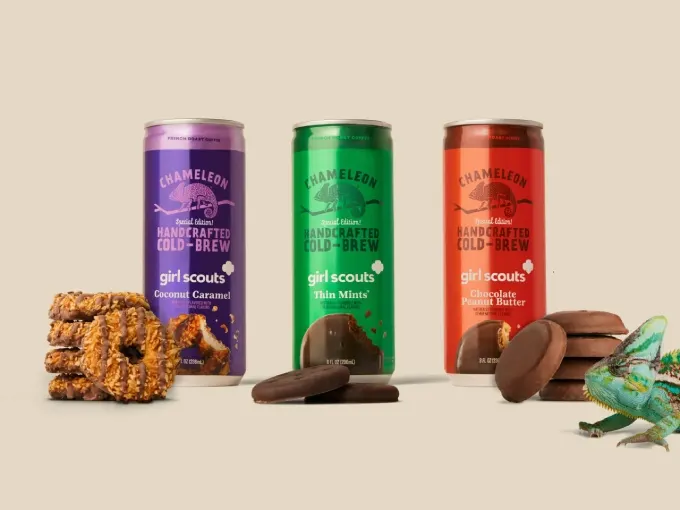 Chameleon Announces Girl Scout Cookie Inspired Cold-Brew Coffee Flavors Coming Soon