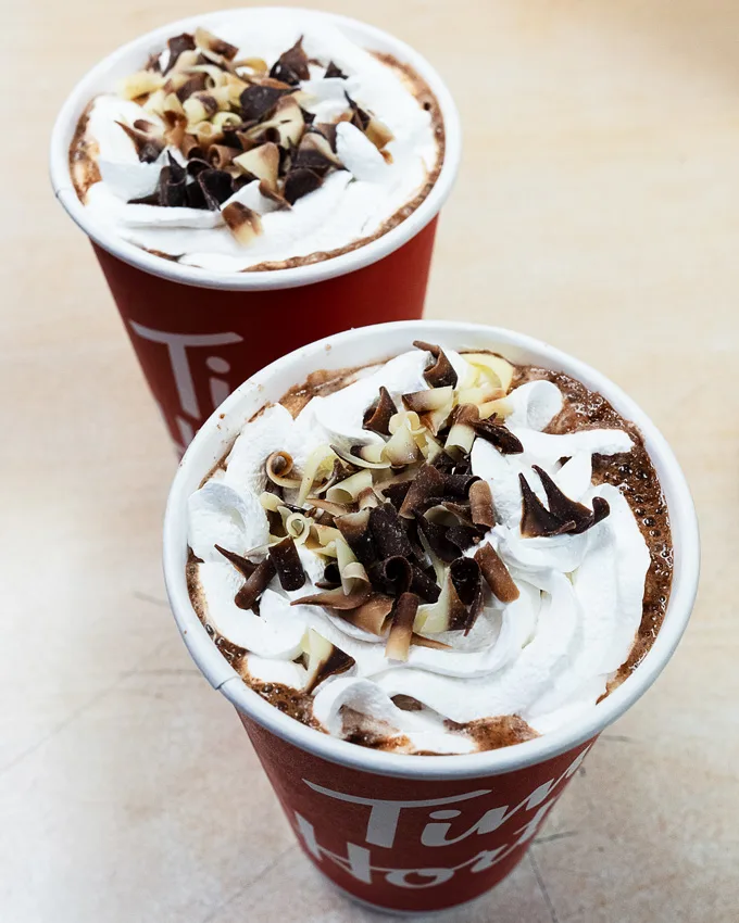 Tim Hortons Marble Swirl Hot Chocolate *NEW*