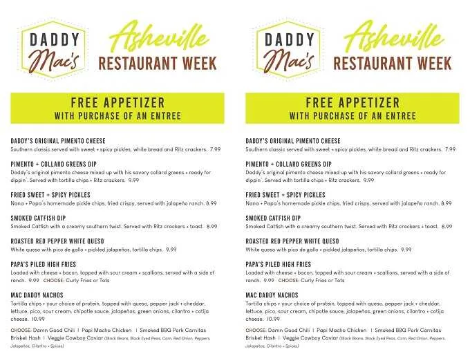 Asheville Restaurant Week 2024: Menus, Dates
