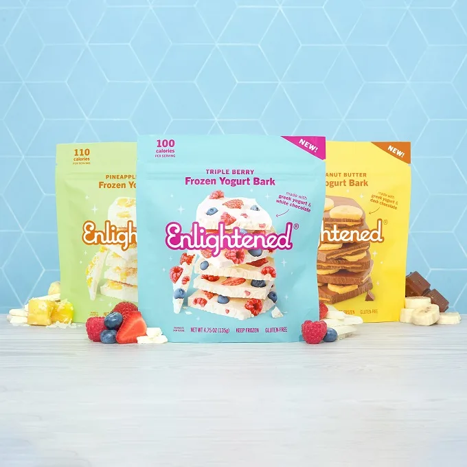 Enlightened Releases Frozen Yogurt Bark In Three Flavors