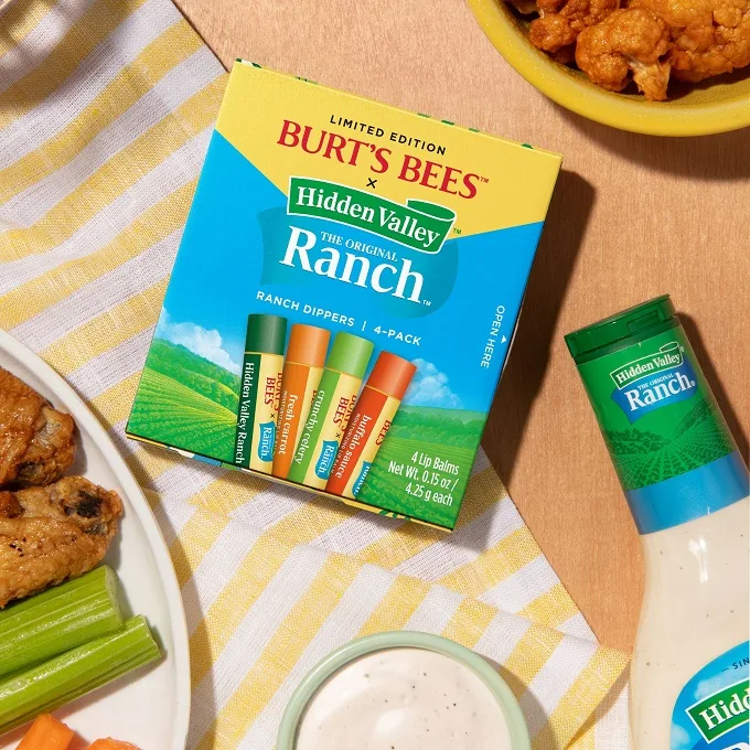 Burt's Bees and Hidden Valley Ranch Come Together For Craveable Limited-Edition Lip Balm
