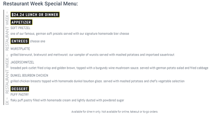 Pittsburgh Restaurant Week Winter 2024: Menus, Dates
