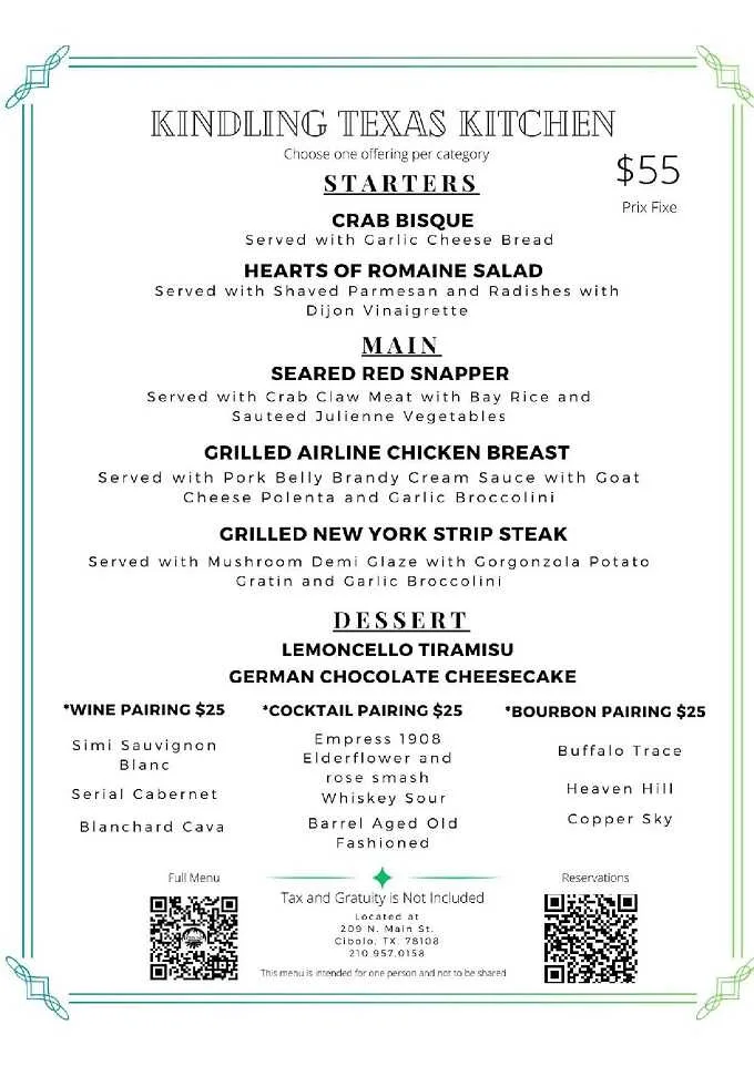 Culinaria Winter Restaurant Week 2024: Menus, Dates
