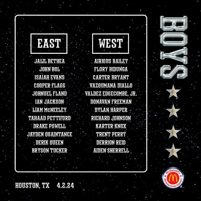 The McDonald's All American Games Reveal the 48 Up-and-Coming Superstars Set to Make History